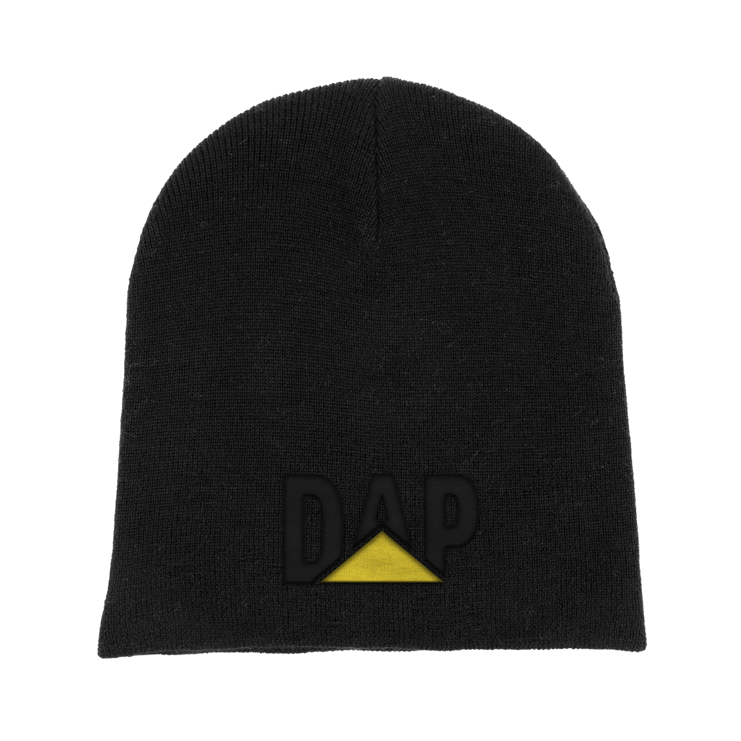 Black Acid Wash Distressed DAP Hat