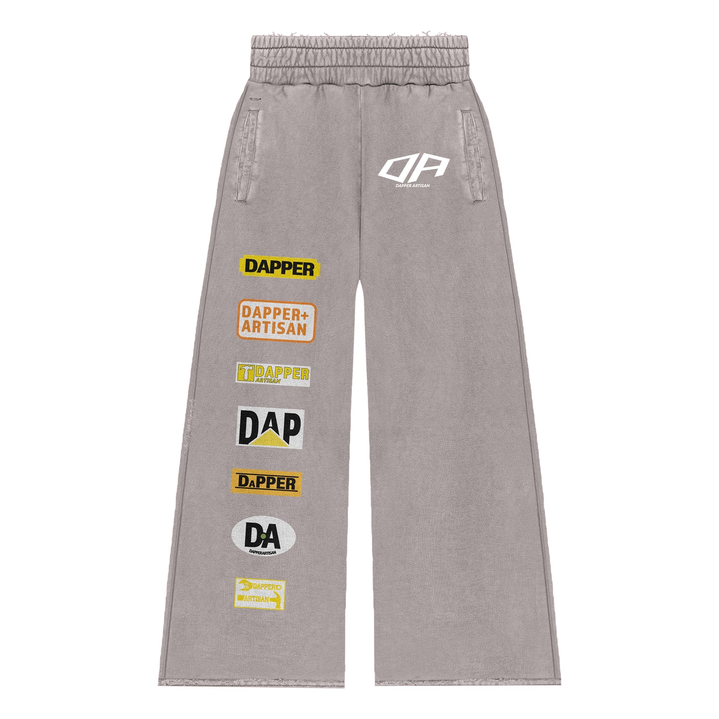 Silver Gray ˈdapər ˈärdəzn Sweatpants
